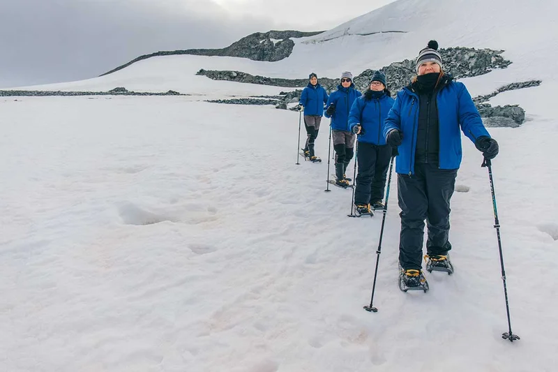 Snowshoeing