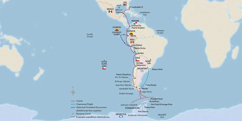 Antarctic Explorer & the Americas