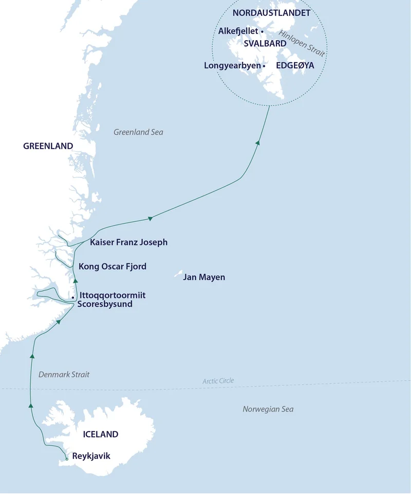 Arctic Complete – Svalbard, Greenland & Iceland