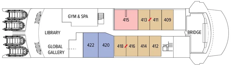 National Geographic Endeavour II | Deck plan