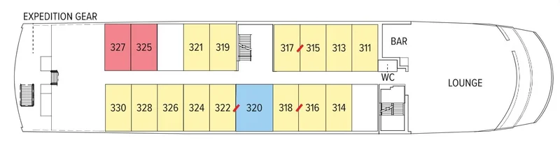 National Geographic Endeavour II | Deck plan