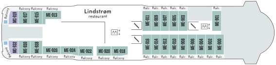 Deck Plan 9 | MS Fridtjof Nansen