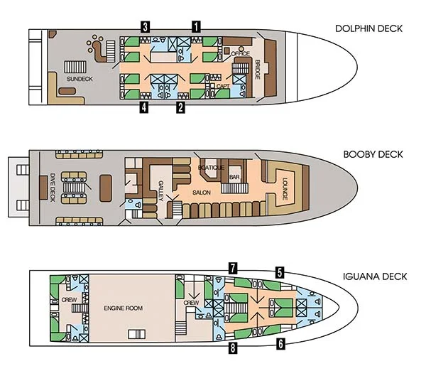 Deck Plans | Galapagos Sky 