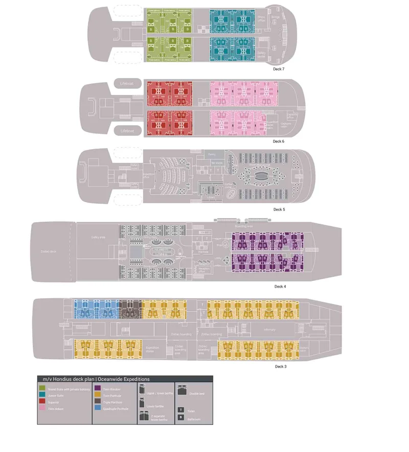 Deck plan | Hondius