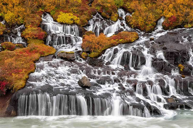 Hraunfossar Waterfall | Iceland