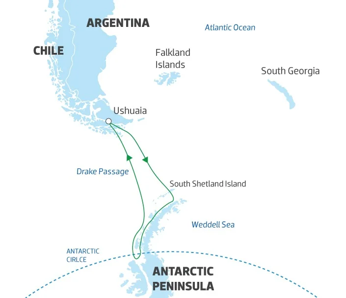 Journey To The Antarctic circle