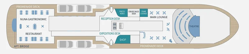 Deck Plan | Le Commandant Charcot | Antarctic Cruise