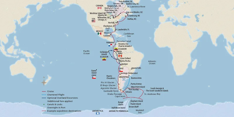 Longitudinal World Cruise V