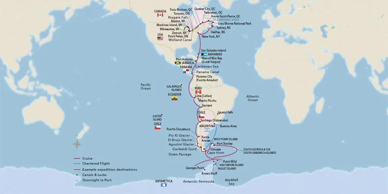 Longitudinal World Cruise VI