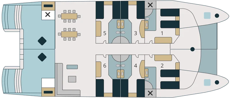 Main deck | Galapagos Seaman Journey