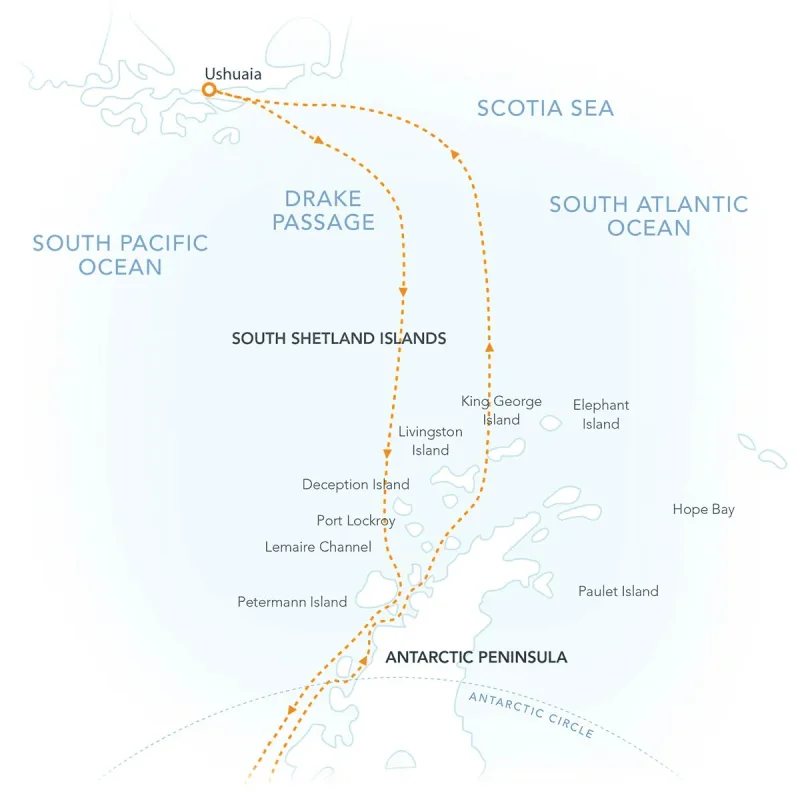 Crossing the Antarctic Circle Crossing the Antarctic Circle