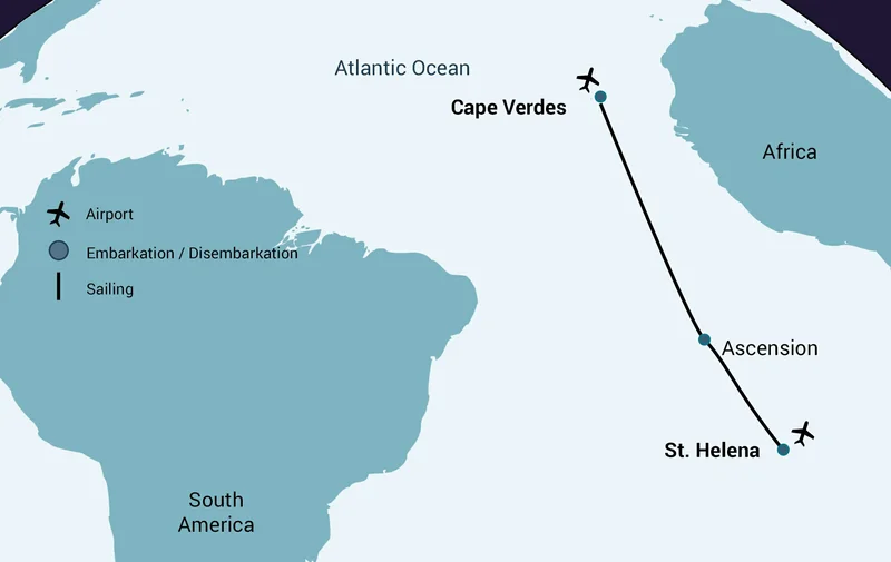 St. Helena to Cape Verde