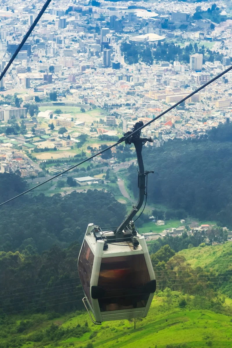 Cable car | Quito | Ecuador Cable car | Quito | Ecuador