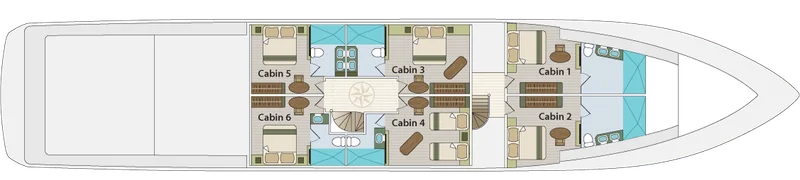 Lowe deck | M/Y Grand Majestic