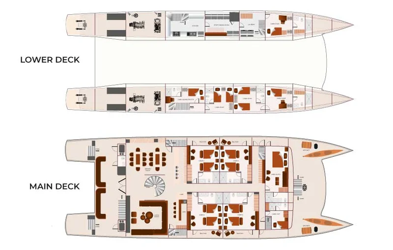 Lower Deck & Main Deck | Galaxy Sirius