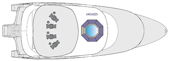 Sun deck | M/T Horizon 