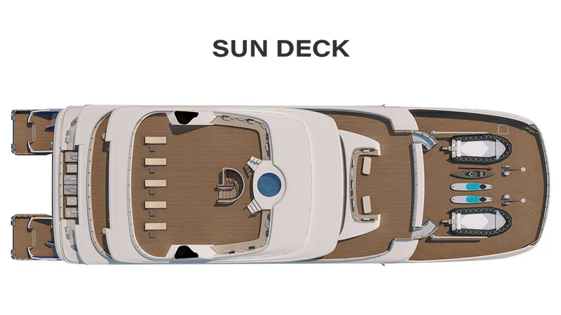 Sun Deck | Hermes Catamaran